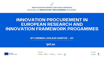 PROCEDIN | IP in European Research and Innovation Framework Programmes by Carmen Laplaza Santos