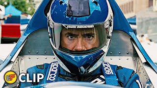 Tony Stark at the Monaco Grand Prix Race Scene | Iron Man 2 (2010) Movie Clip HD 4K screenshot 4