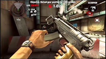 Dead Trigger |Gameplay iOS/Android  Defend Position For 180 Seconds