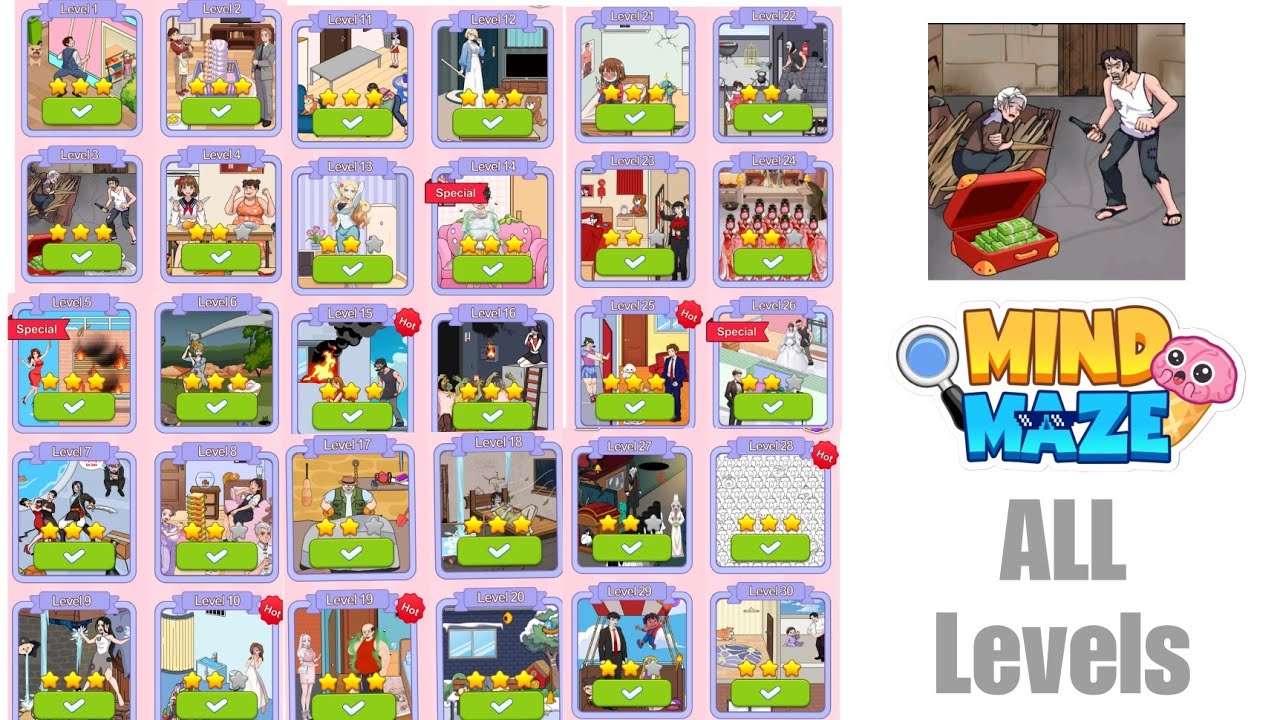 Mind Maze: Tricky Test – All Levels 1-67 | Full Puzzle Walkthrough