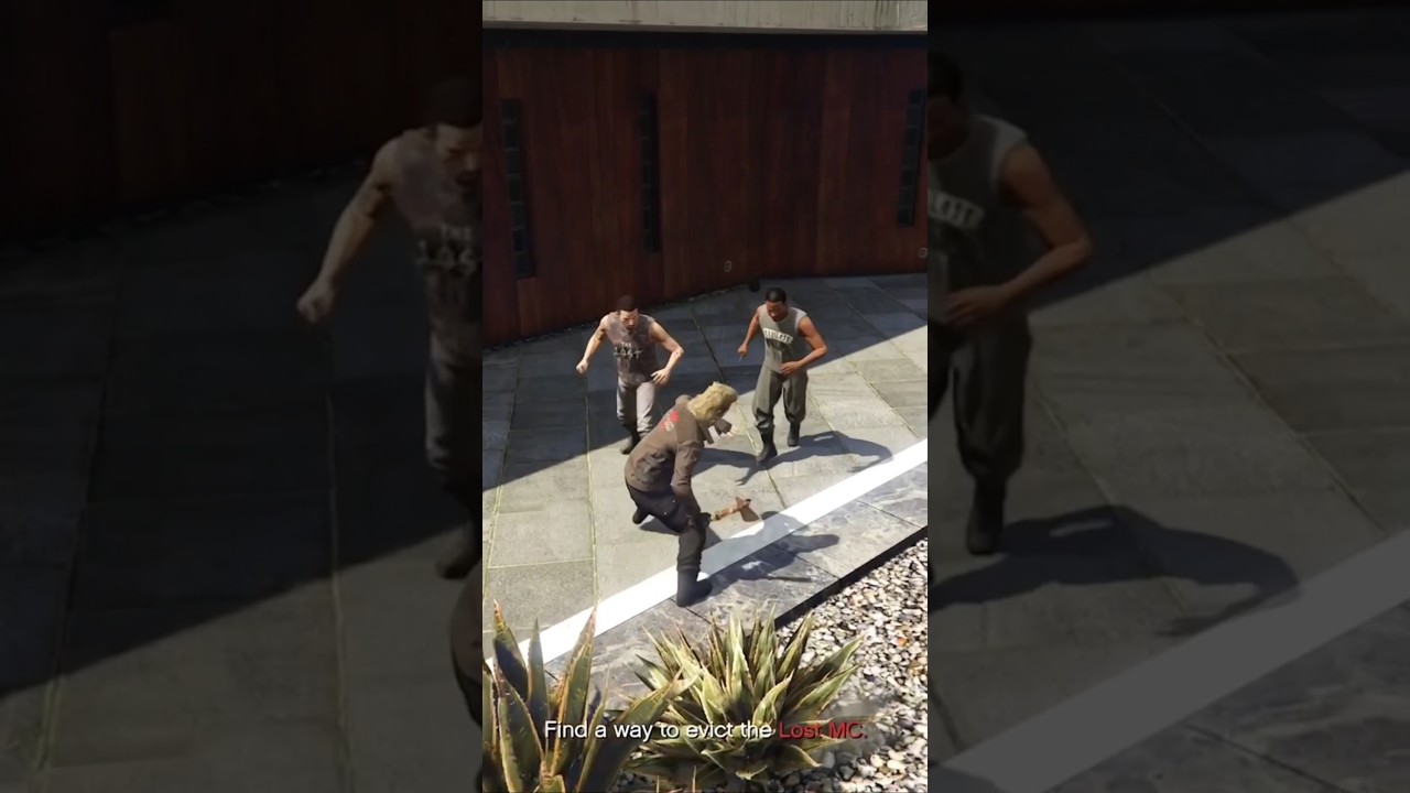 Maniac With an Axe, Attacks Biker Gang     