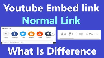Difference Between Embed Link and Normal Link || Links me Difference kya hai || Smart Tech video