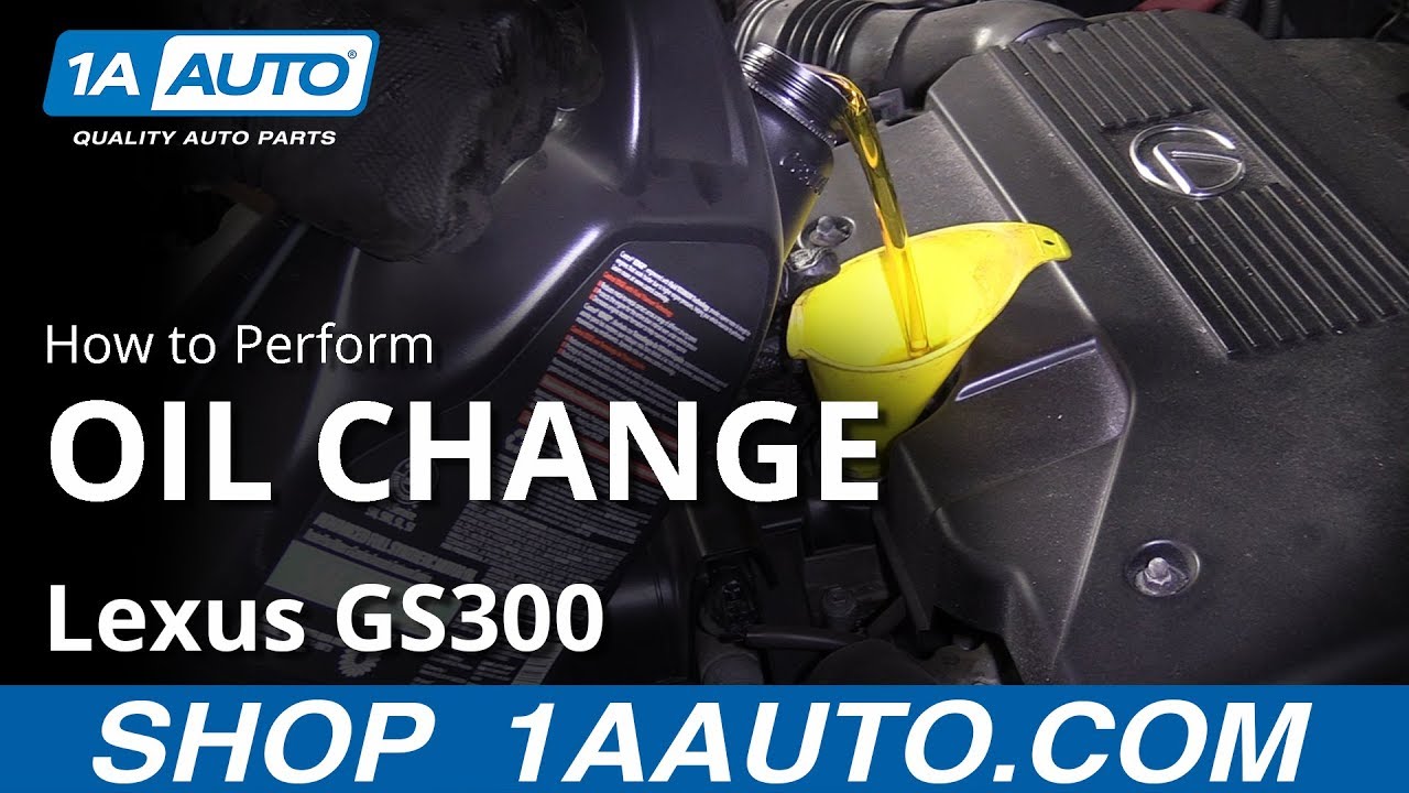 How To Change Engine Oil 98 05 Lexus Gs300 Youtube How To Change Engine Oil 98 05 Lexus Gs300 Youtube