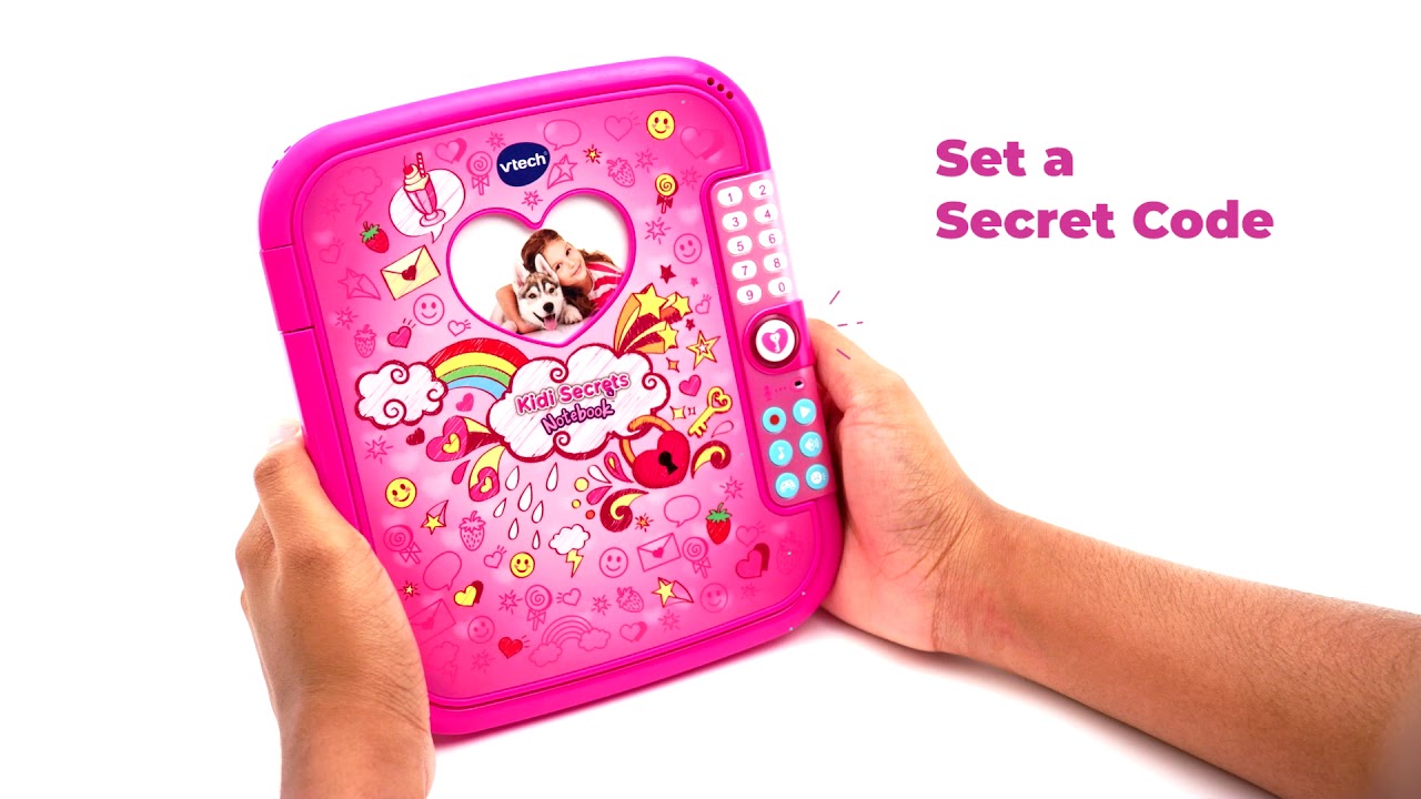 VTech Secret Safe Magic Notebook, Interactive Children's Journal, Secret  Diary with Password Protection, Toy Notebook with UV Light – Pierre  Stationery