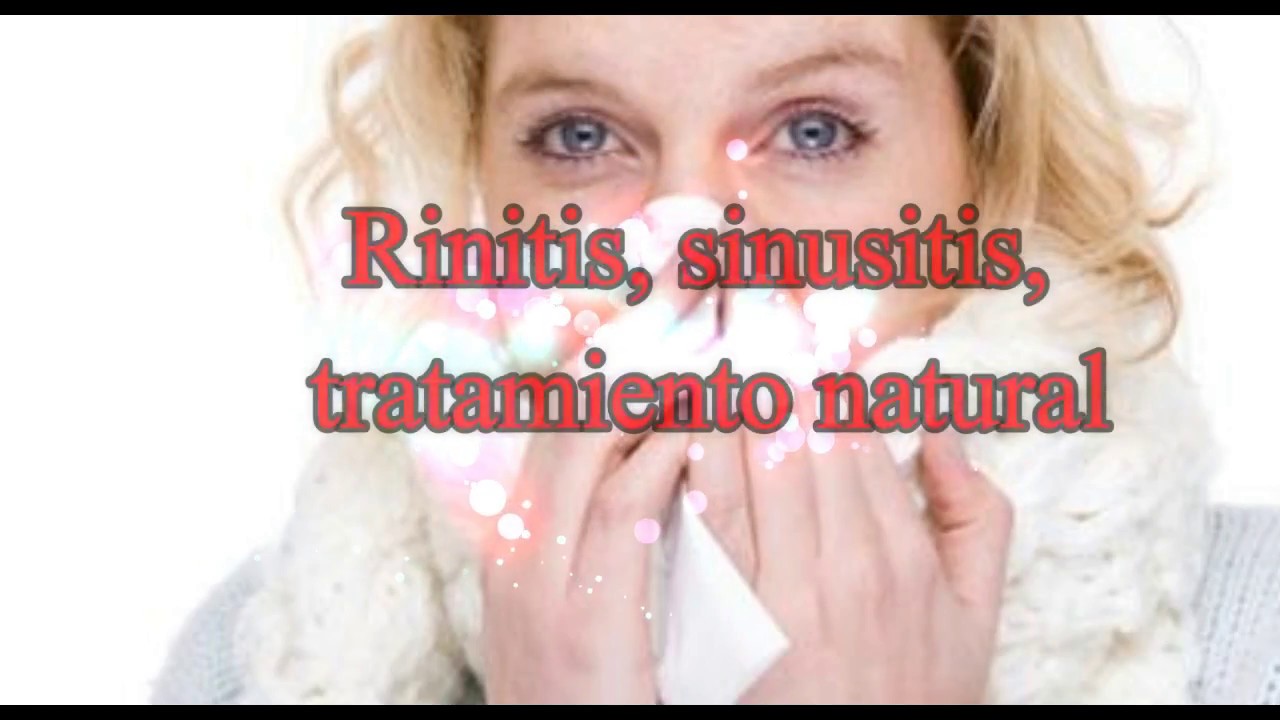 Tratamiento natural de la sinusitis cronica