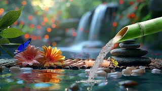 Bamboo Water Fountain || Stress Relief Music, Sleep Music, Meditation Music, Study, Forest Sounds