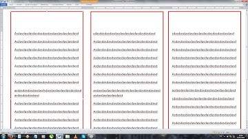 Word: Aprende rapido a crear, insertar columnas y hacerlas independientes.