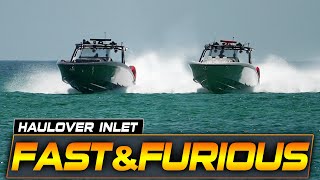 Drag RACING! Insane SPEED and POWER | Haulover Inlet! Boat Zone