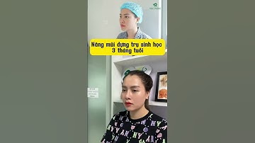 Nâng mũi dựng trụ sinh học 3 tháng tuổi | Bác sĩ Trọng #shots #shotrs #bacsitrong