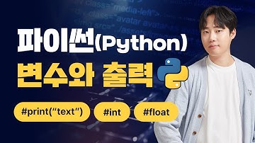 [파이썬 인강] 변수와 출력이란? #변수 #출력 #input #연산자 #print #파이썬인강 #python