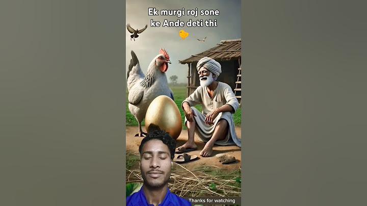 ek murgi roj Sone ka anda deti thi Garib Kisan Ne use bechkar banaa Amir aadami😥😥🐤 #farmact #funny