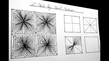 Z-TRIK BY YAMIT FRIDMAN || Zentangle