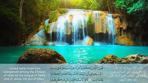 تلاوة من سورة المائدة بصوت القارئ نايف الفيصل  Surah Al-Ma'idah