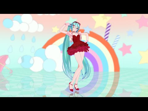 ビビデバ / 星街すいせい - ft  初音ミク  MMD (+FaceDL )