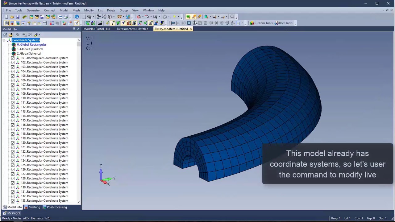 tecnomatix plant simulation software Femap 2019.1 preprocessing enhancements