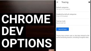 How to Enable the Hidden Chrome Developer Options Menu?