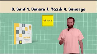 8. Sınıf 1. Dönem 1. Yazılı 4. Senaryo Açık Uçlu Sorular - Kare Yayınları