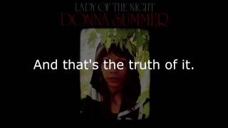 Donna Summer - Little Miss Fit LYRICS Remastered &quot;Lady of the Night&quot; 1974