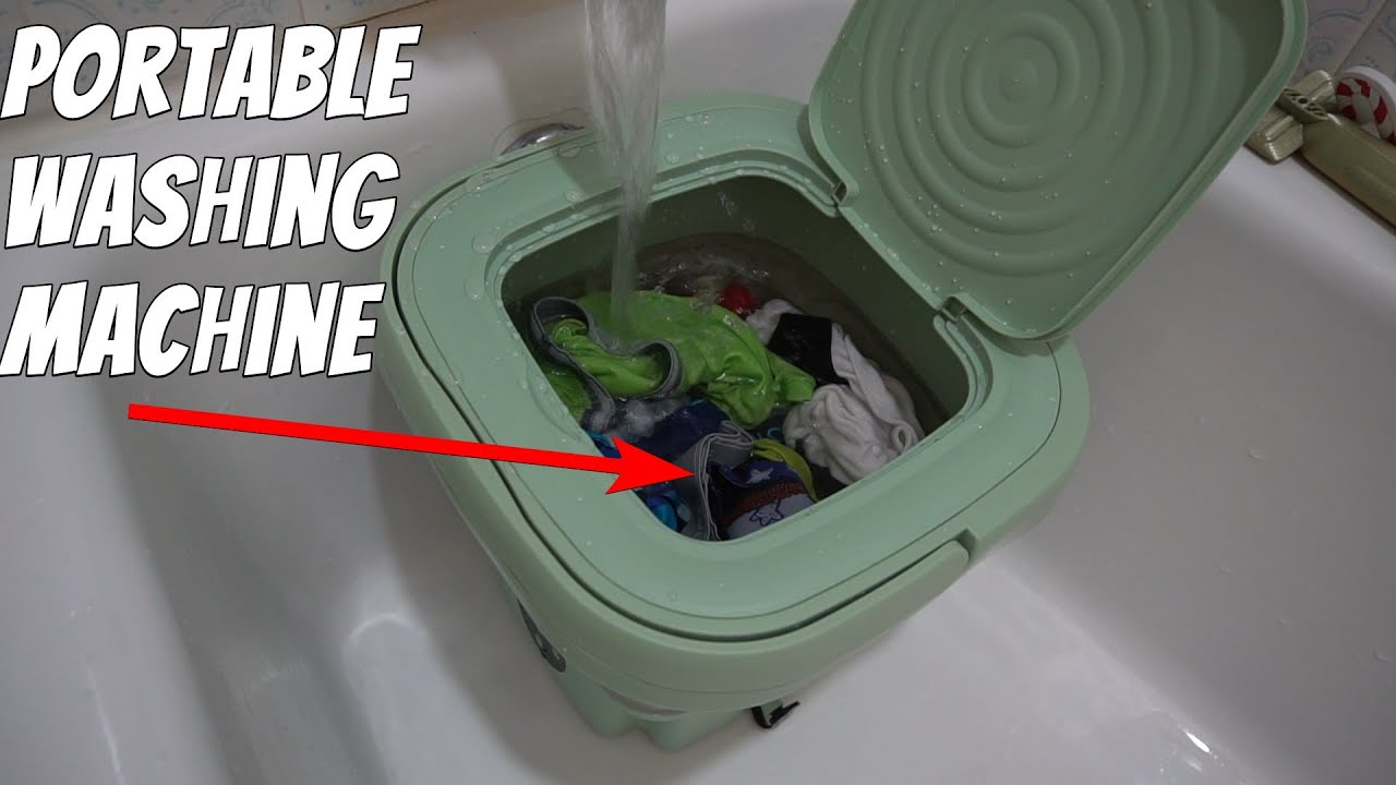 How I use my portable washer #portablewasher #laundry #babylaundry #fo, portable  wash machine