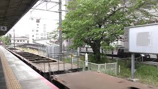 滋賀県大津駅通過の貨物列車Japan Rail Freight passing through Otsu Station, 27 Apr 2019.