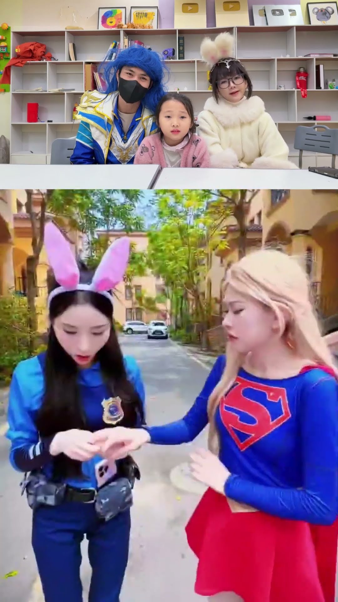 Superwoman is in danger  but the clown comes to the rescue!# Douluo Mainland# Douluo Mainland Tang