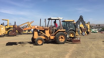 Case 580E Skip Loader,