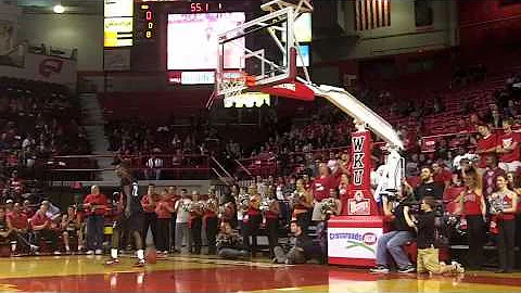 #WKU Basketball's Eddie Alcantara During Dunk Cont...