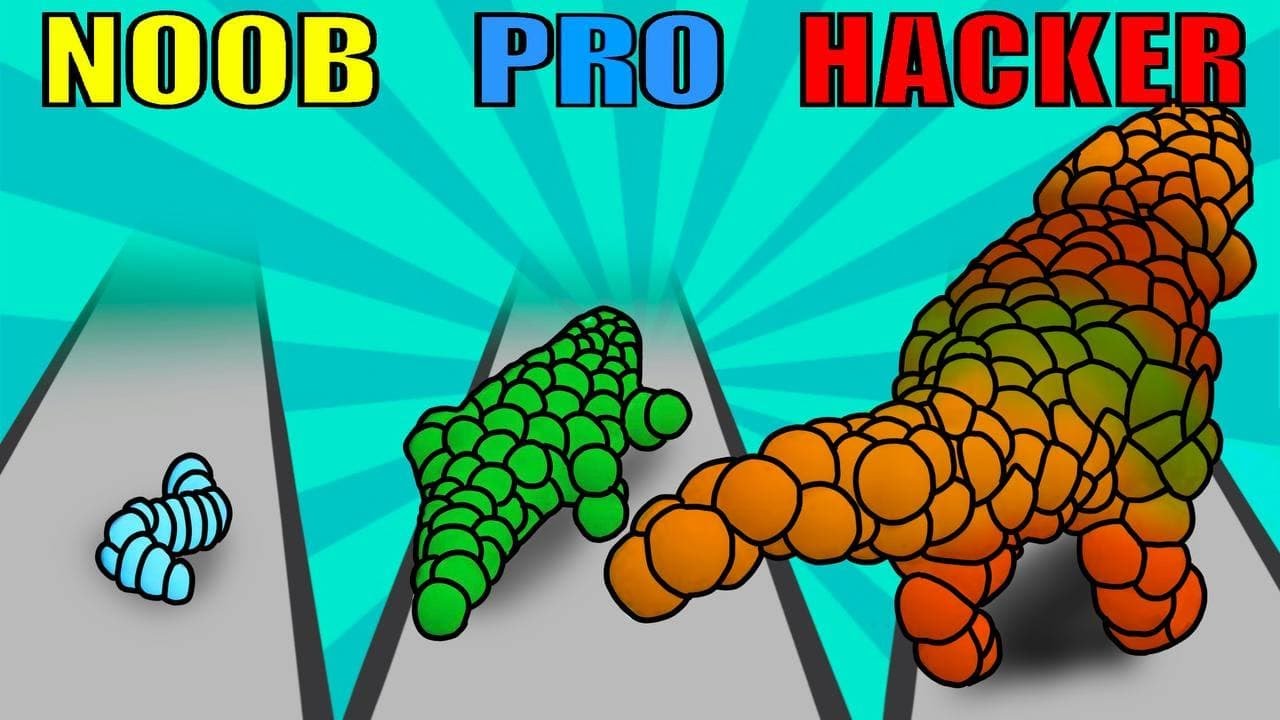 NOOB vs PRO vs HACKER in Animal Clash