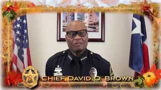 Chief Brown's Thanksgiving Message