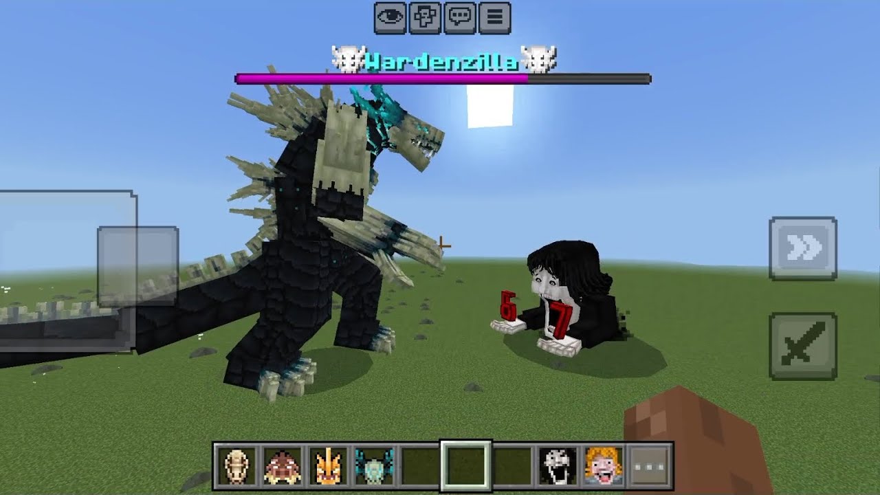 WARDENZILLA VS ENTITIES 67 ADDON in Minecraft PE - YouTube