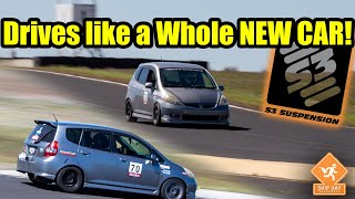 Honda Fit Suspension Package Pays Off! | Skipday at ORP 4/20/24