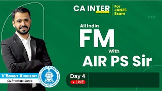 Demo Lec 04:CA Inter FM Jan'25 | ICAI New Pattern Regular Batch | CA Prashant Sarda | Vsmart Academy