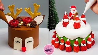 Simple Cake Designs For Noel 2024 | How To Make Cake Decorating Tutorials  for Merry Christmas by Cake Cake 14,651 views 6 months ago 8 minutes, 4 seconds