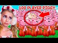 Playing PIGGY With 100 Players! (Roblox)