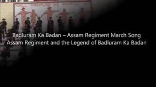 Assam regiment song. "Badluram Ka Badan"