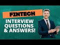 Fintech Interview Questions and Answers