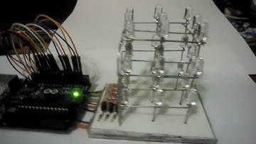 Cubo de LED 3X3X3 Arduino