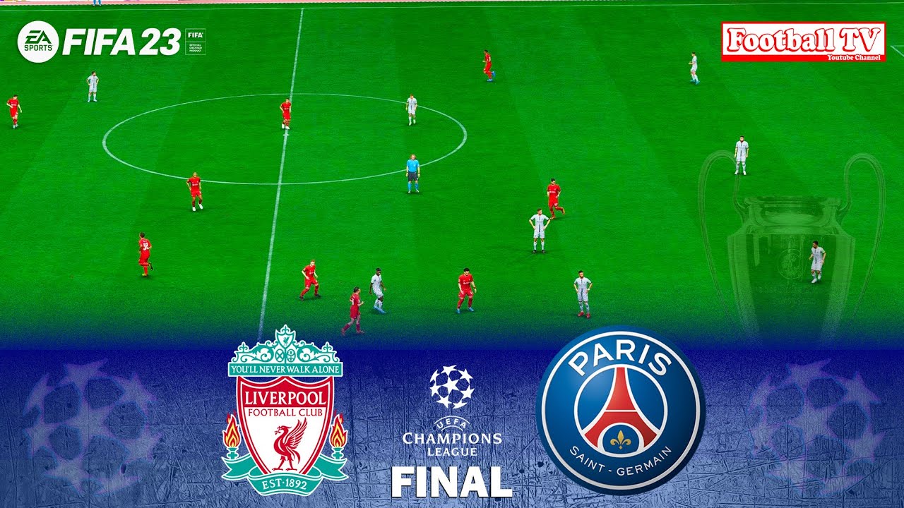 FIFA 23 Liverpool vs PSG - UEFA Champions League Final Salah vs Messi Next Gen Gameplay