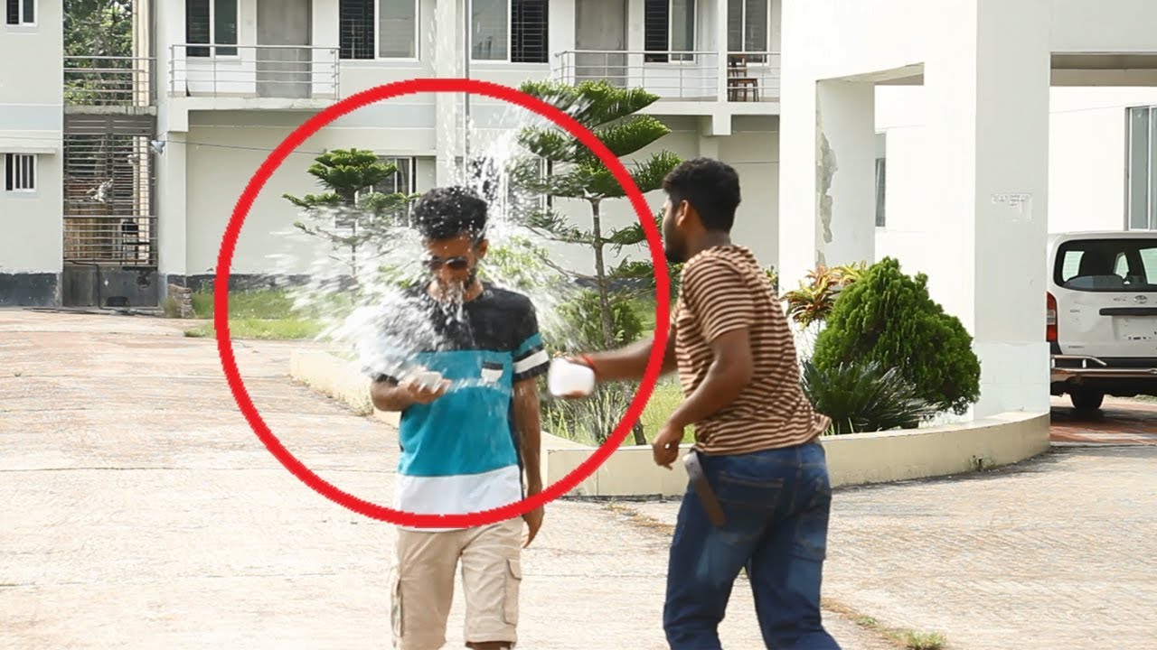 Throwing Water In People Face Prank Part 2 Ariyan Nahian YouTube