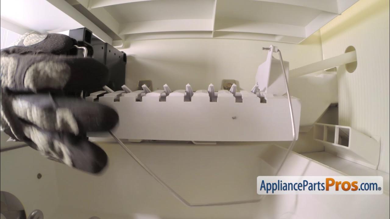 rusted ice maker bail arm vs new bail arm comparison