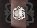 snowflake making out of paper #papercrafts #diy #shortsfeed #snowflakes