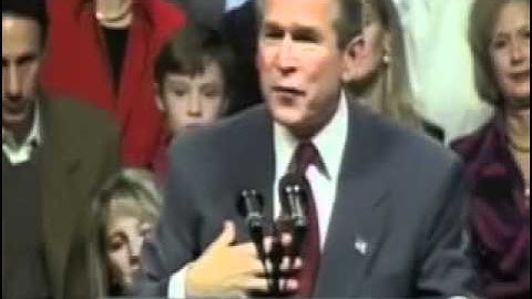 Bush, either you are with us