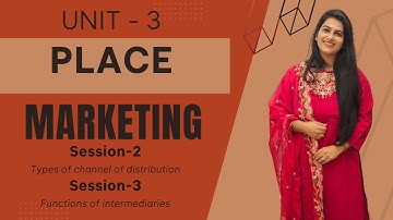 Unit- 3 Session- 2 and Session- 3 | Place | Class 12 Marketing