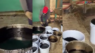 Rùng mình trước quy trình sản xuất cà phê giả | VTV24