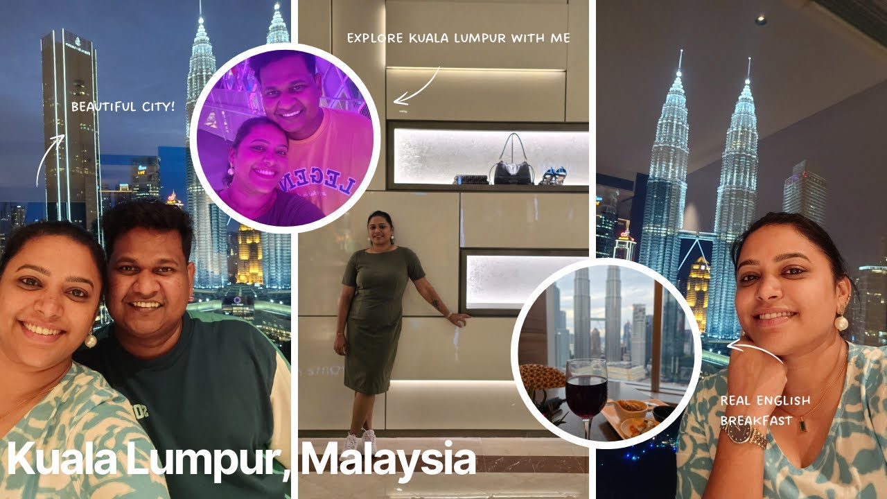 Exploring Malaysia Day-1 | Twin Tower| Saloma Bridge| Traders Hotel| KLCC Suriya Mall|Kuala Lumpur🇲🇾