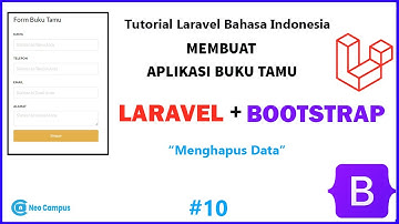 Belajar Laravel Pemula | Membuat Aplikasi Buku Tamu #10 Menghapus Data Laravel
