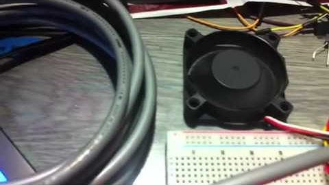 Arduino PWM Fan Control