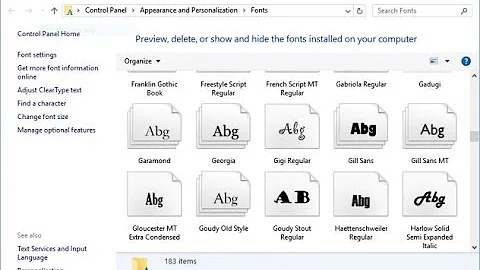 How to Change Default System font in Windows 10/8.1/8/7