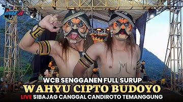 FULL SURUP!! WAROK WCB WAHYU CIPTO BUDOYO SENGGANEN LIVE SIBAJAG CANGGAL CANDIROTO TEMANGGUNG