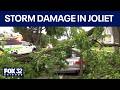 Heavy storm damage, downed trees reported in Joliet after severe weather
